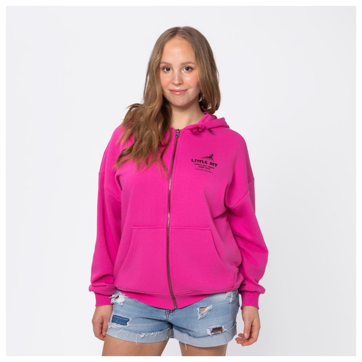 mokumoko1998　1001 Moomin Senja Hoodie Fierce Magenta | Martinex